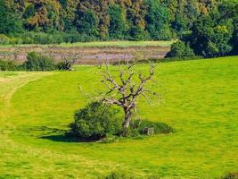 hdr utsikt över landsbygden i Chepstow foto