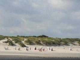 ön spiekeroog i tyskland foto