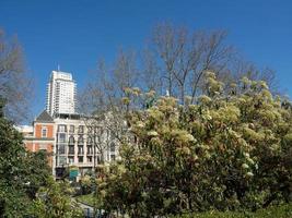 staden madrid i spanien foto