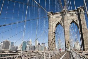 USA - New York - New York, Brooklyn Bridge foto