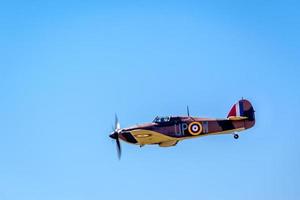 Shoreham, West Sussex, Storbritannien, 2011. Hawker Hurricane mk.iib foto