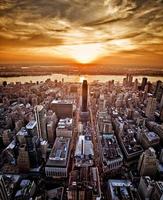new york solnedgång foto