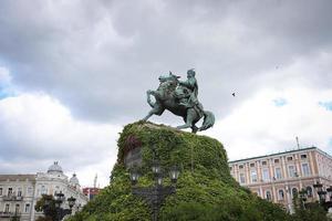 bohdan khmelnytsky monument i kiev, Ukraina foto