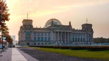riksdagsbyggnad i Berlin, Tyskland foto