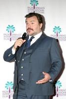 palm springs - 3 januari jack black at the psiff the polka king visning på camelot teater den 3 januari 2018 i palm springs, ca. foto