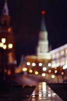 Moskva natt historiska museum foto