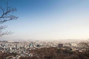 centrala stadsbilden av Seoul. foto