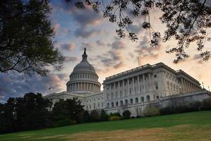 capitol hill building, washington dc foto