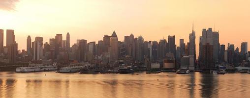 urban city skyline panorama, new york city foto