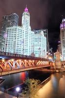 chicago river walk foto