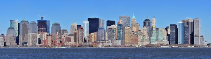 new york city manhattan downtown panorama foto