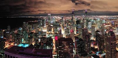 stadshorisontpanorama för chicago foto