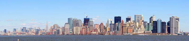 city new york city manhattan panorama foto