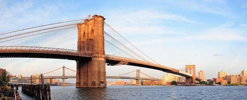 Brooklyn bridge panorama foto