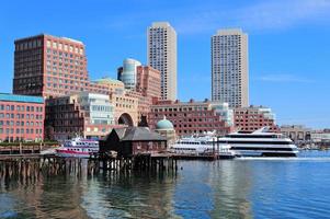 Boston utsikt över vattnet foto