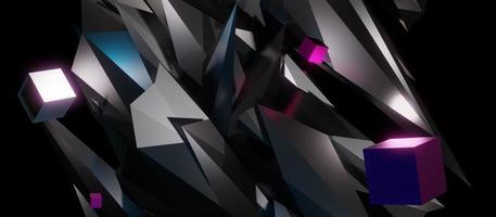 modern bakgrund abstrakt aritmetisk futuristisk banner teknik 3d illustration mall foto