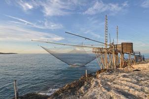 trabucco gargano fisketorn i vieste foto