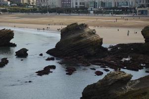 lågvatten, biarritz biscay foto