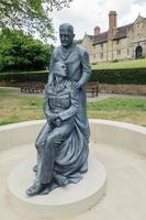 east grinstead, west sussex, Storbritannien, 2014. mcindoe memorial i east grinstead den 13 juni 2014 foto