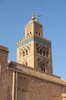 kutubiyya moskén i Marrakech, Marocko foto