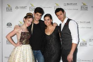 los angeles, 25 sep - megan lee joy, david blue, jessica sherif, dove meir på catalina filmfestival fredag kväll gala på avalon teater den 25 september 2015 i avalon, ca. foto