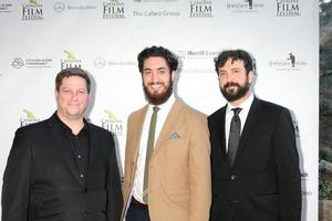 los angeles, 25 sep - jason tegos, andrew ahmed, ben brandes på catalina filmfestival fredag kväll gala på avalon teater den 25 september 2015 i avalon, ca. foto