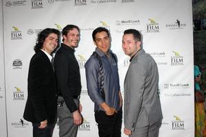 los angeles, 25 sep - michael j marasco, eric jordan baker, keahu kahuanui, quinn p smith på catalina filmfestival fredag kväll gala på avalon teater den 25 september 2015 i avalon, ca. foto