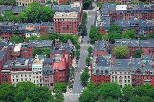 utsikt över Bostons centrum foto