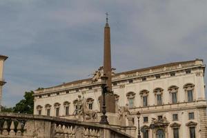 rom, consulta-byggnaden på quirinale square. foto