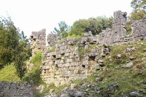 phaselis ruiner i Turkiet foto