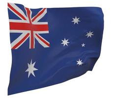 Australien flagga isolerade foto