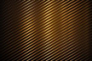 guld kolfiber bakgrundsmönster. 3d-rendering foto