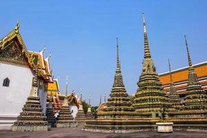 wat po templet i thailand pagod foto