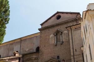 Rom, Italien. typiska arkitektoniska detaljer i den gamla staden foto