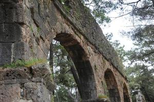 phaselis ruiner i Turkiet foto