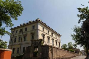 Rom, Italien. typiska arkitektoniska detaljer i den gamla staden foto