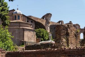 romerska ruiner i rom, forum foto