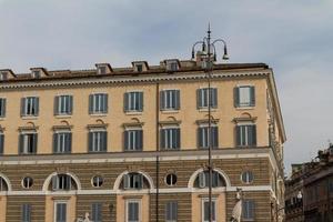 Rom, Italien. typiska arkitektoniska detaljer i den gamla staden foto