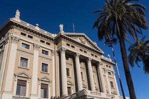 uppbyggnaden av militärregeringen. barcelona, katalonien, spanien foto