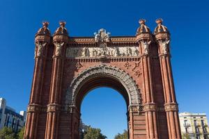 barcelona triumfbåge foto