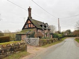 utsikt över Cheshires landsbygd vid Peckforton Hills foto