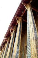 detalj av grand palace i bangkok, thailand foto