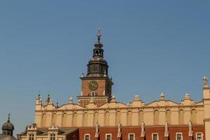 Sukiennice byggnad i Krakow, Polen foto