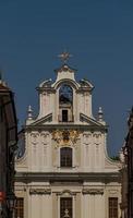 historisk byggnad i krakow. Polen foto