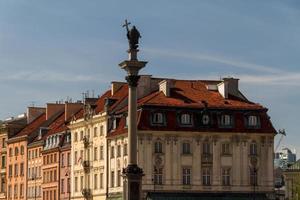 slottstorget i Warszawa, Polen foto