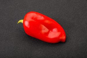 söt röd bulgarisk paprika foto