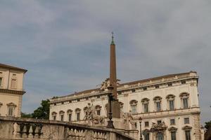 rom, consulta-byggnaden på quirinale square. foto