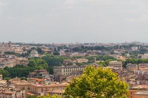 Rom, Italien. Flygfoto över staden foto