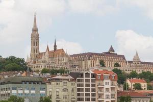 utsikt över landmärken i budapest foto