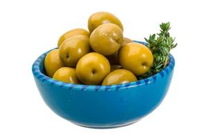 gröna gigantiska oliver foto